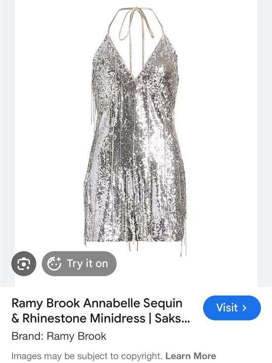 Ramy Brook Dresses & Skirts - Ramy Brook Annabelle Silver Sequin Mini Slip Dress NWT sz 4/6 retail $795